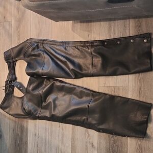 Expert Performance Gear Leather Chaps